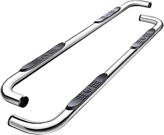 MaxMate 3" Nerf Bars for Chevy Silverado GMC Sierra 1500/2500 HD Double Cab 1999-2019 - Polished Stainless Steel Side Steps