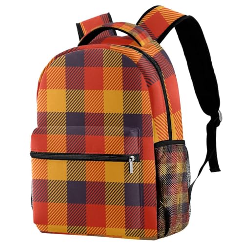 Sac à dos d'école orange pour le lycée et les sorties du week-end