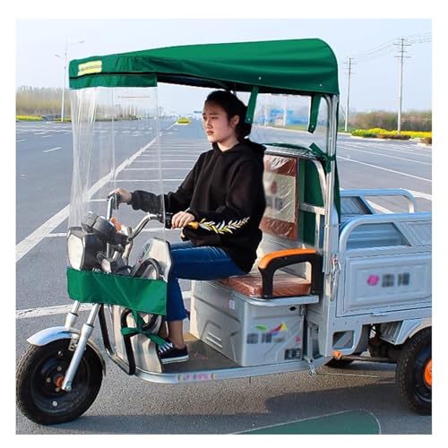 DFSGEP Sanbengzi �d���O�֎ԗp�J�o�[ - �I�[���V�[�Y�����C���I�[�j���O�A���^���t���[�������J�[�e�����S�ɕ�܂ꂽ�^�[�|����(A-green,Width-90-95cm)