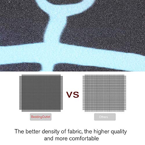 Parure de lit 3D flocon de neige en microfibre douce haute densité - 7