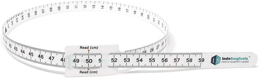 Head Circumference Measuring Tape, PVC, Reusable (Pack of 100 Pcs.)
