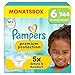 Pampers Premium Protection Größe 6, 144 Windeln, 13kg-18kg, unser Nr. 1 Haut- und Auslaufschutz