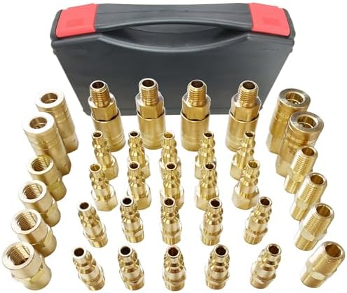 1/4" Air Hose Fittings, 36 pcs Quick Connect Air Compressor Acces...