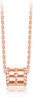 CHOW TAI FOOK 18K/750 Rose/Yellow Gold Necklace- Spinner