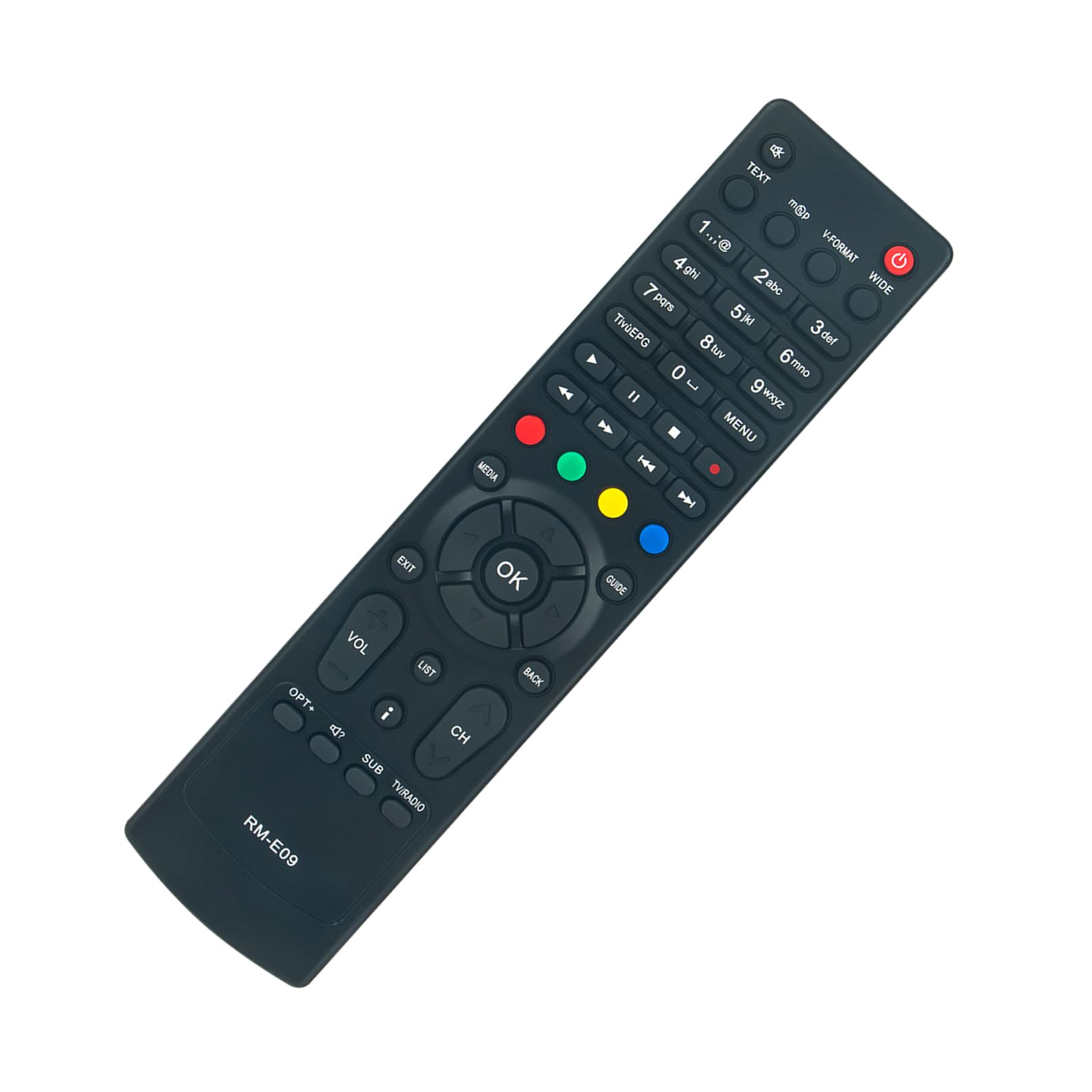 VINABTYRM-E09 Replacement Remote Control --fit for Humax TV RME09 remote control HD-5400S HD-5600S