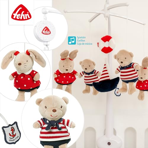 Miniatura 5 de Fehn Caja De Música Móvil Ocean Club - Juguete Musical Para Ayudar A Los Bebés A Conciliar El Sueño Con Simpáticos Animalitos - Melodía La Luna Ha Salido - Para Bebés De 0 A 5 Meses
