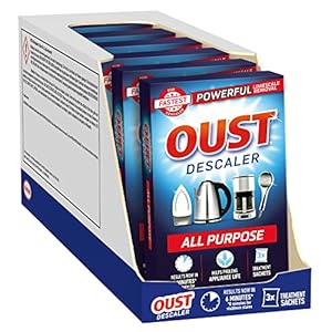 Oust Powerful All Purpose Descaler, Limescale Remover – Ideal for Kettles, Coffee Machines, Irons and Shower Heads, 3…