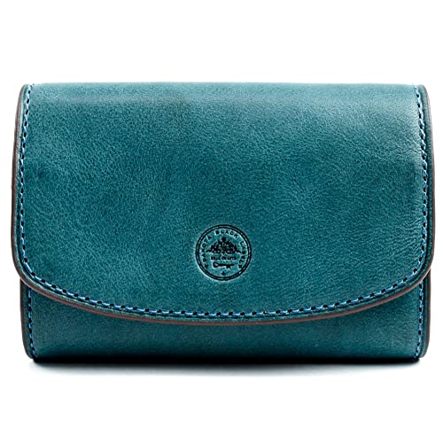 [ダコタ ブラックレーベル] 小銭入れ ミニモ 三つ折り ミニ財布 コンパクト メンズ ブランド 本革 レザー 牛革 革 0627601 0627611 (ブルー)