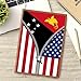 Papua New Guinea America Flag Printed Zipper Leather Journal for Men Women 100 Pages A5 Ruled Notebook Lined Notepad for Writing Note Taking Travel Diary for Teachers Students College Business