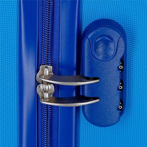 Valise cabine rigide ABS Spider-Man bleue 4 roues bagage à main 55cm