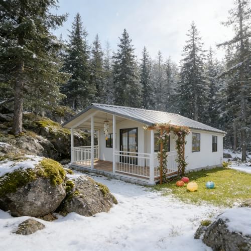 Tiny Houses to Live in for Adults 20ft Portable Prefab