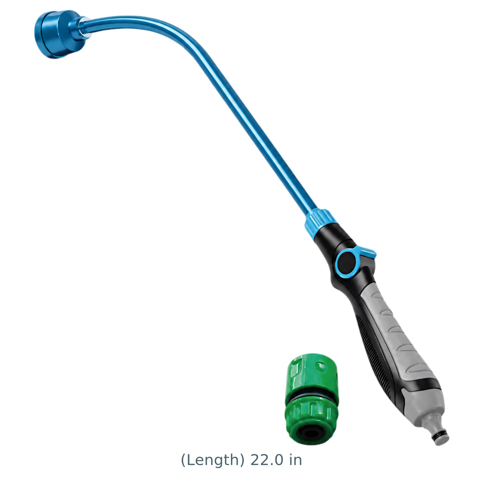 2000-Mesh Gießstab, 22 Zoll Gartenschlauchdüse mit ultrafeinem Sprühkopf, ergonomischer Schlauchsprenger für Setzlinge, Orchideen und Blumen, leichtes Pflanzengießwerkzeug mit 1/2-Zoll-Anschluss