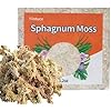 3.2 oz Compressed Sphagnum Moss for Plants, Carefully Selected Premium Sphagnum Moss for Orchid