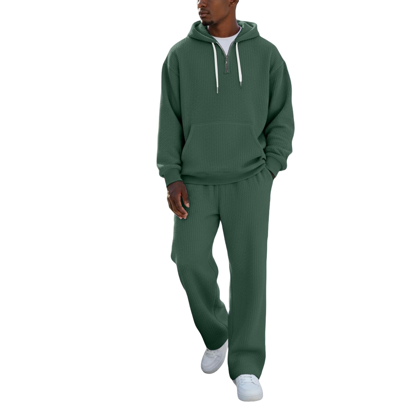 Chandal Hombre Completo Sudaderas con Capucha Térmico Otoño Invierno Uso Diario