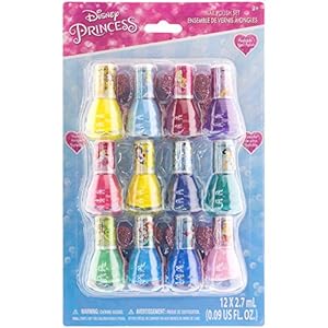 Disney Princess – Townley Girl Non-Toxic Water-Based Peel-Off Natural Safe Quick Dry Nail Polish|Gift Kit Set for Kids…