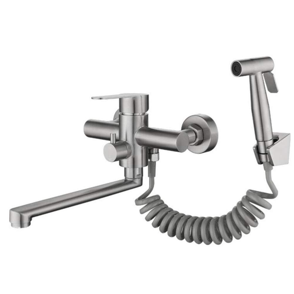 Robinet d'évier mural en inox pour simplifier votre vaisselle quotidienne