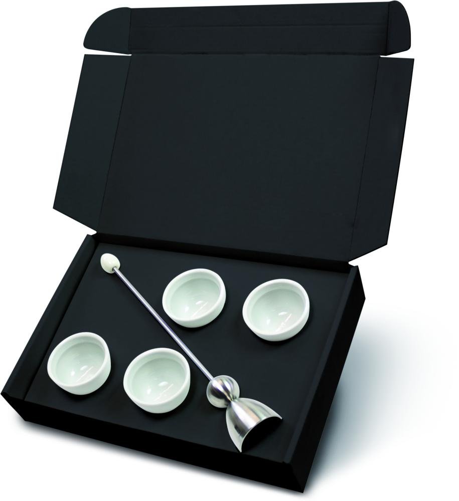Take 2 Clack Egg Cracker Set - Premium Quality Egg Accessories Gift Box - Raw, Soft, or Hard Boiled Egg Topper Set