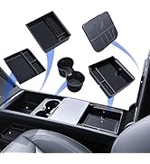 LANTU Console Centrale Organizer Pour Tesla Model Y 2021-2024 Et Model 3 2021-2023 Boîte De