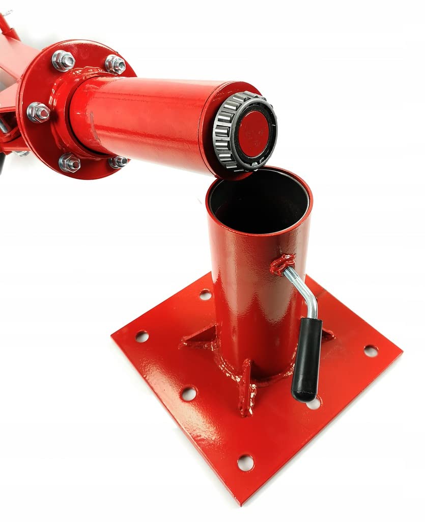 IMJ-Global Gru Gruetta Idraulica 1T | Girevole 360° | Pieghevole | Sollevamento Motore per Officina Furgone