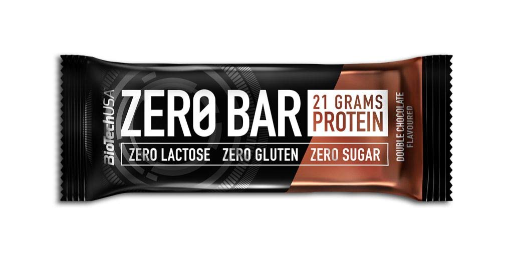 BiotechUSA Zero Bar Lot de 5 barres de chocolat 20 x 50 g