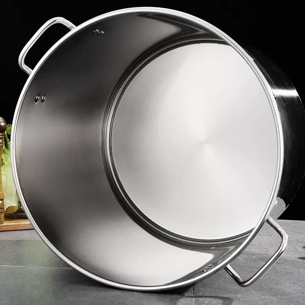 Amazon｜ステンレス寸胴鍋、ふた付きステンレス鍋厚めステンレス鍋