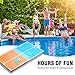 WOOWAVE Floating Ping Pong Table for Pool Party, Ping Pong Table Floating for Swimming Pool Game, Floating Table Tennis Game for Summer Outdoor Fun Including Floating Table, Paddles, Balls, Net
