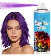 Purple Hair Spray, Hair Color Spray for Women and Kids, Washable Purple Hair Dye, One-Time Use, N...