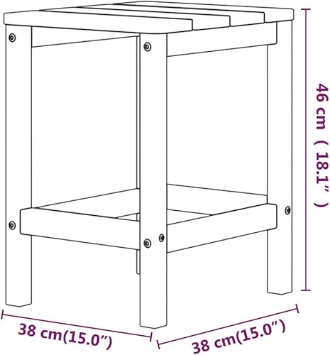 Miniatura 8 de Sillas Adirondack para patio con reposapiés y mesa HDPE antracita silla de patio al aire libre sillas de comedor al aire libre Sillas para Comedor