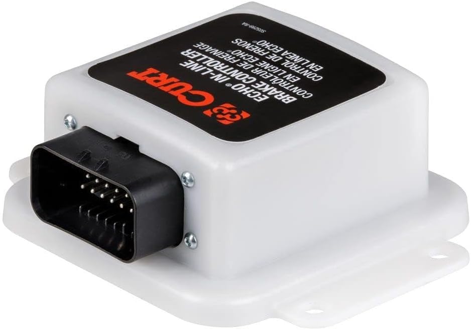 CURT 51200 Echo in-Line Electric Trailer Brake Controller with Bluetooth® Enabled Smartphone Connection, Proportional