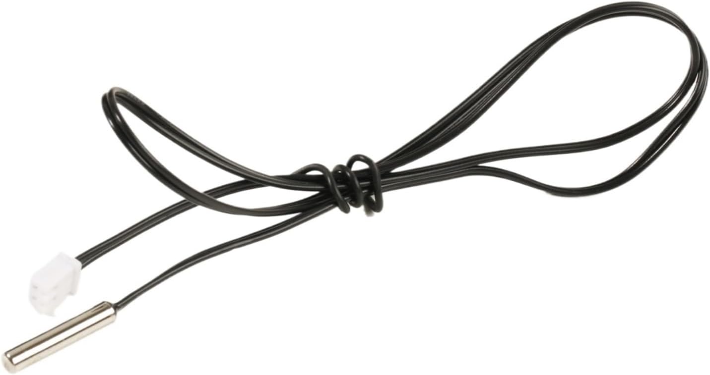 1pcs 3950 NTC Thermistor Temperature Sensor Waterproof Probe Wire 10K 1m/2m/3m/5m W1209 W1401 X5.24-2P Cable(0.5M)