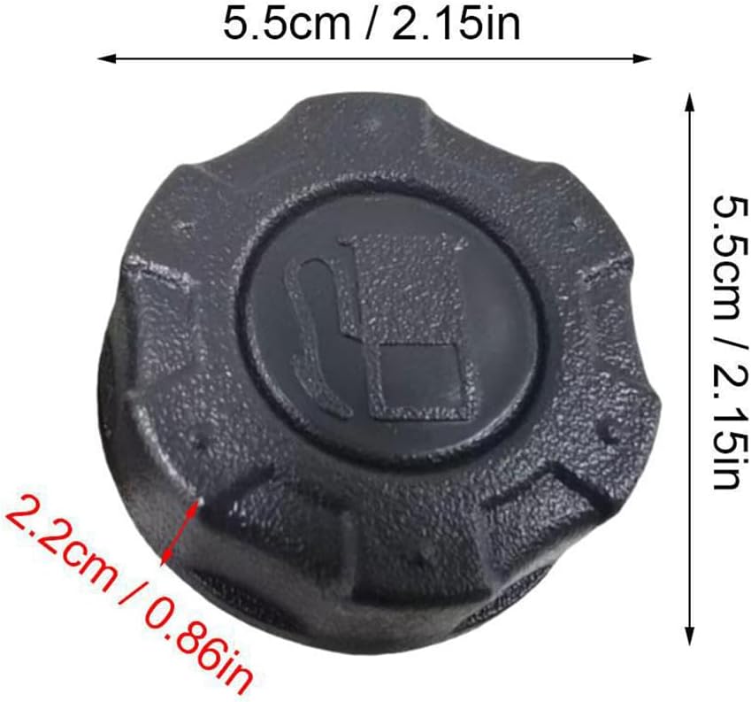 Garden Mower Fuel Cap Fit for MS139-42 AL-KO PRO QSS OHV160 Models Fuel Cover 5.5 * 5.5 * 2.2cm(2pcs)