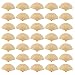 Wobe 60 Pack Sandalwood Fans- Baby Shower Gifts & Wedding Favors, Hand Held Folding Fans Wooden Openwork Personal Handheld Folding Fans for Wedding Party, Home Decorations Birthday Gift