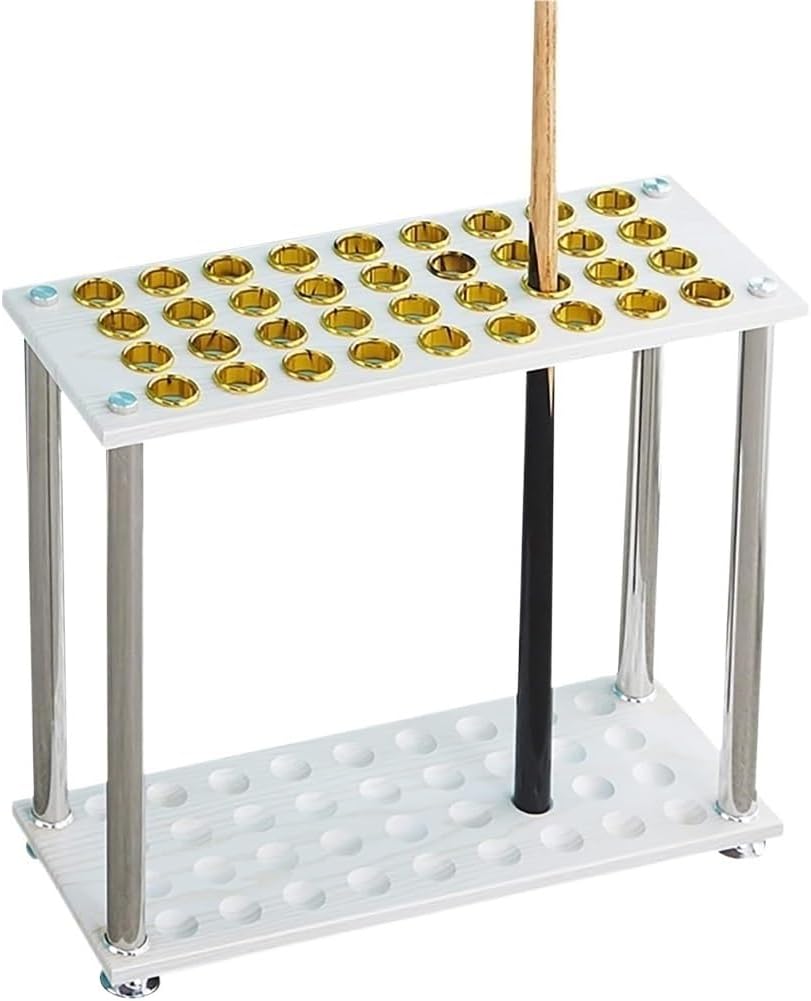 Billiard Cue Rack Pool Cue Rack Holds Up to 36 Cues, Save Space Perfect for Home Clubhouse Pool Stick Holder