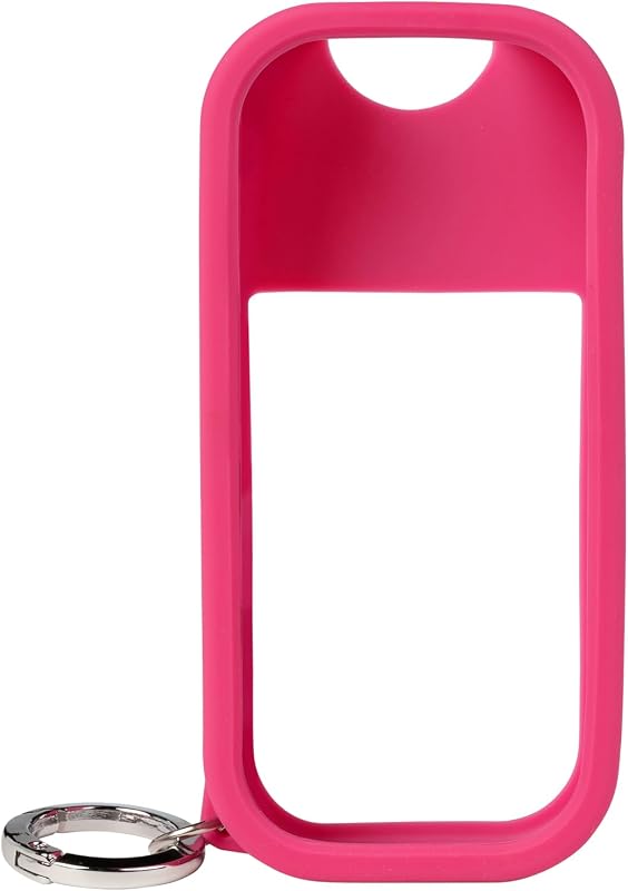 Capa de silicone Touchland para Body & Hair Mist com chaveiro, Hibiscus Pink