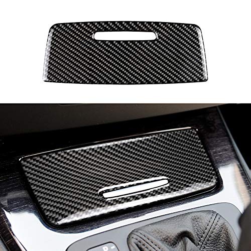 Mioloe Fibra de Carbono Car Storage Box Panel Trim Cover Sticker Decals...