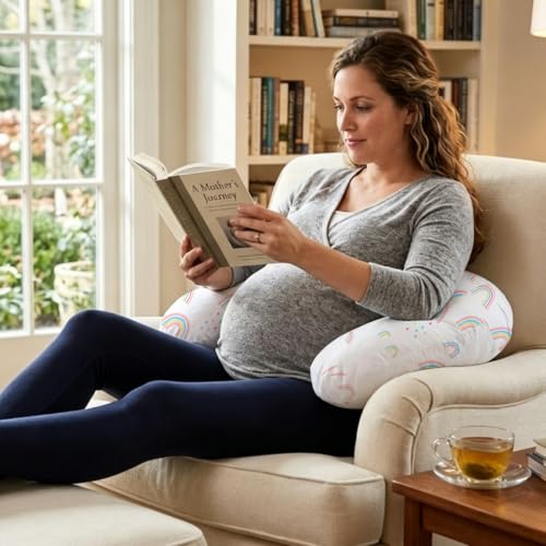 Image of Nursing Pillow for Breastfeeding,Feeding Pillow with Removable Cover