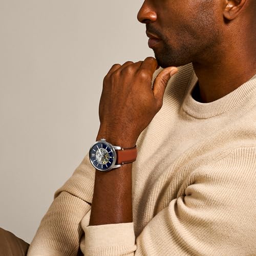 Image of Fossil Men's Watch, Townsman Automatic Stainless Steel Watch for Men