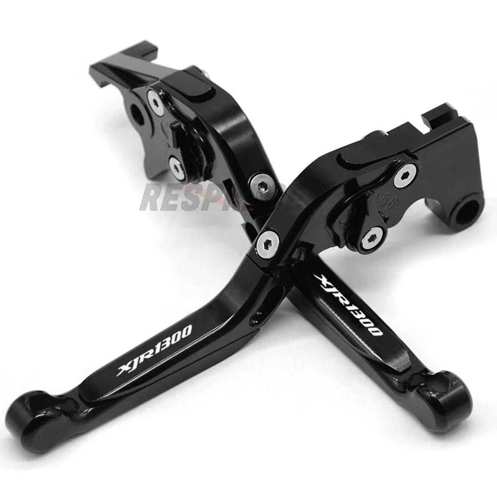 Poignée Frein Pliable Guidon Leviers de Frein et d'embrayage Pliables CNC pour Moto pour FJR1300 XJR1300 FJR 1300 XJR 2004-2014 2015 2016(OO)