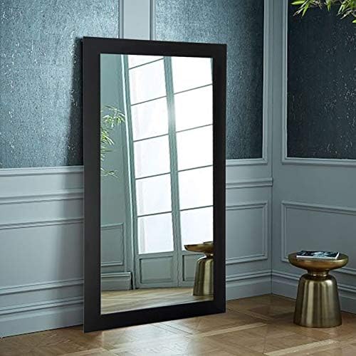 Creative Arts n Frames Fibre Wood Wall Mirror (21 x 40 inch, Black)