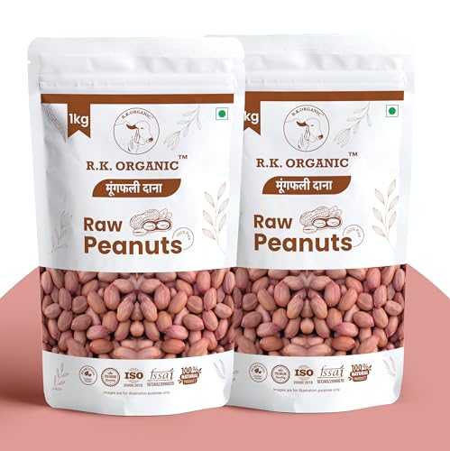 Image of R.K.ORGANIC Premium Raw Jumbo Peanuts, Vacuum Packed Moongfali