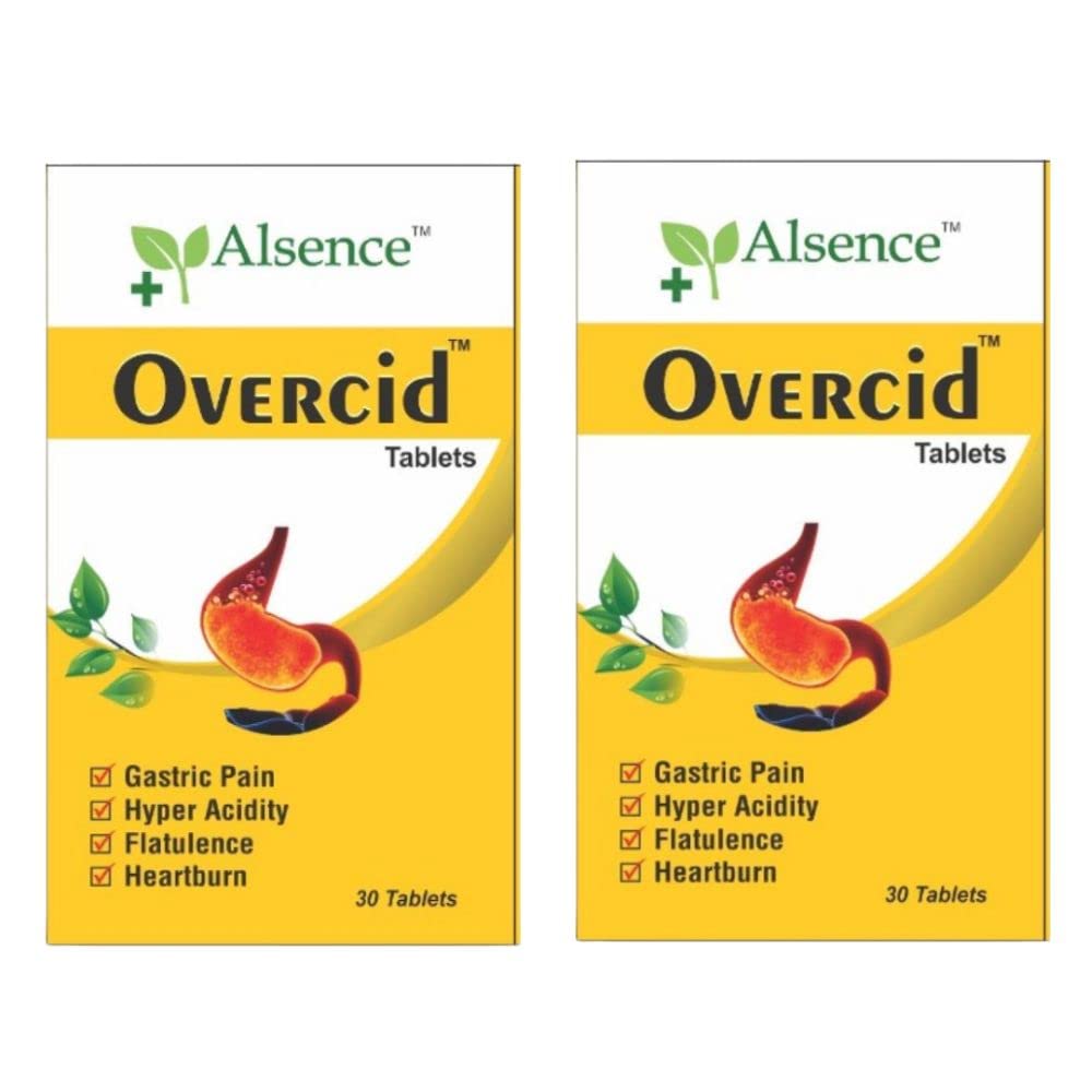 Alsence Overcid Ayurvedic Tablets For acidity & Indigestion/Gastric Pain Relief Tablets/heart burn relief Tablets 30 Tablets… (B0BM411F8T) Amazon Price History, Amazon Price Tracker