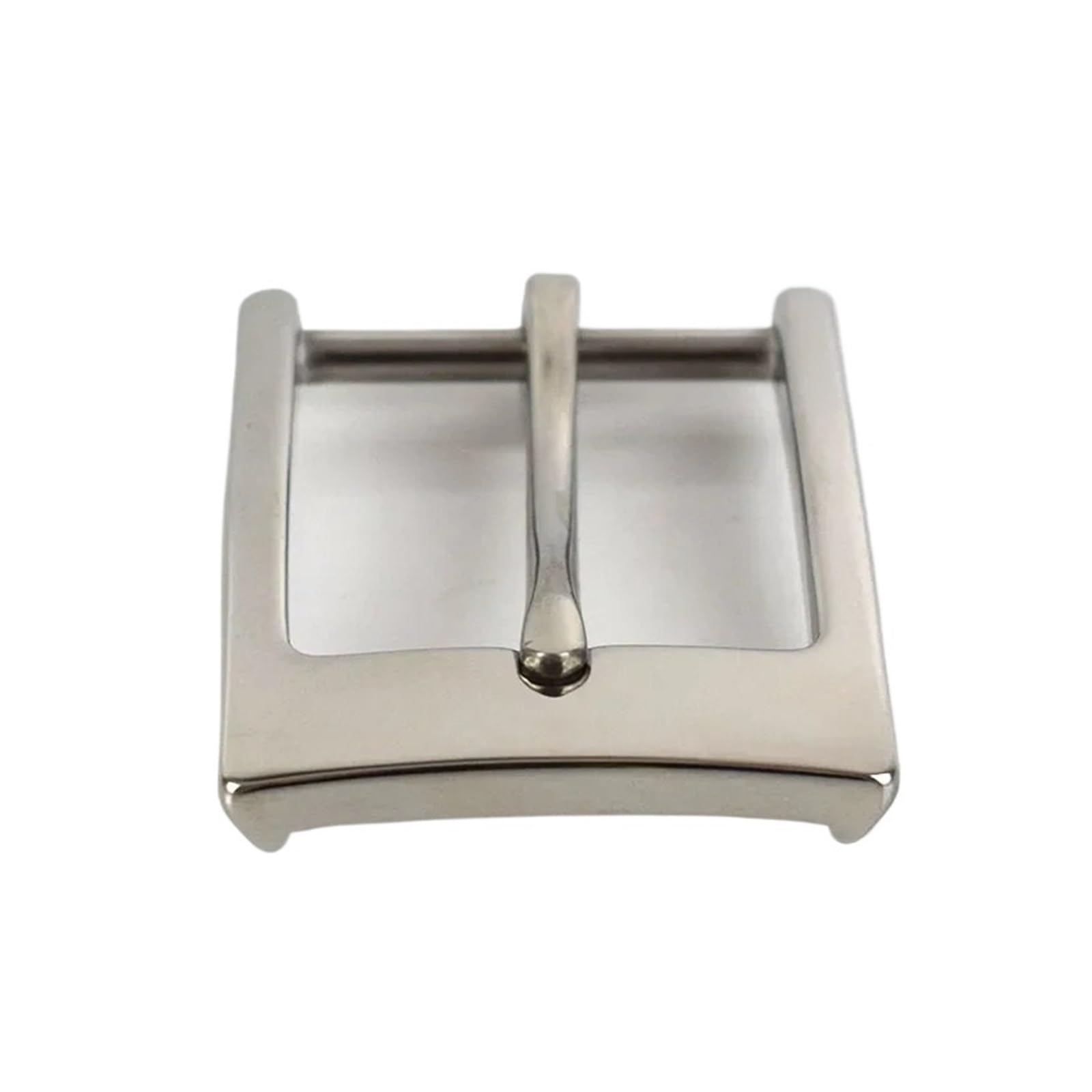 Generico 1 pezzo/3 pezzi 35mm fibbia della cintura in acciaio inossidabile fibbia ad ago da uomo testa della cintura accessori decorativi hardware artigianale in pelle fai da te(3pcs)