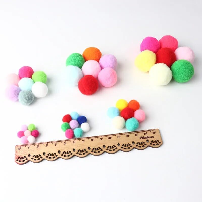 20g 10mm ポンポンボール DIY 縫製クラフト用品に最適 (Color : 07 sky blue, Size : 5000