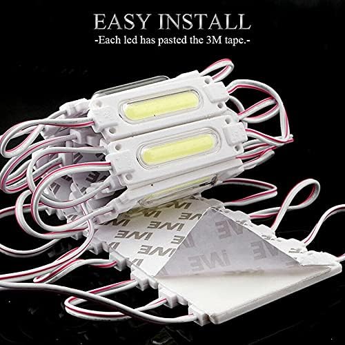 Miniatura 5 de YSY Luces LED para escaparates para exteriores, módulo de luz COB, luces LED con cinta adhesiva, impermeable, luz de ventana para tienda de