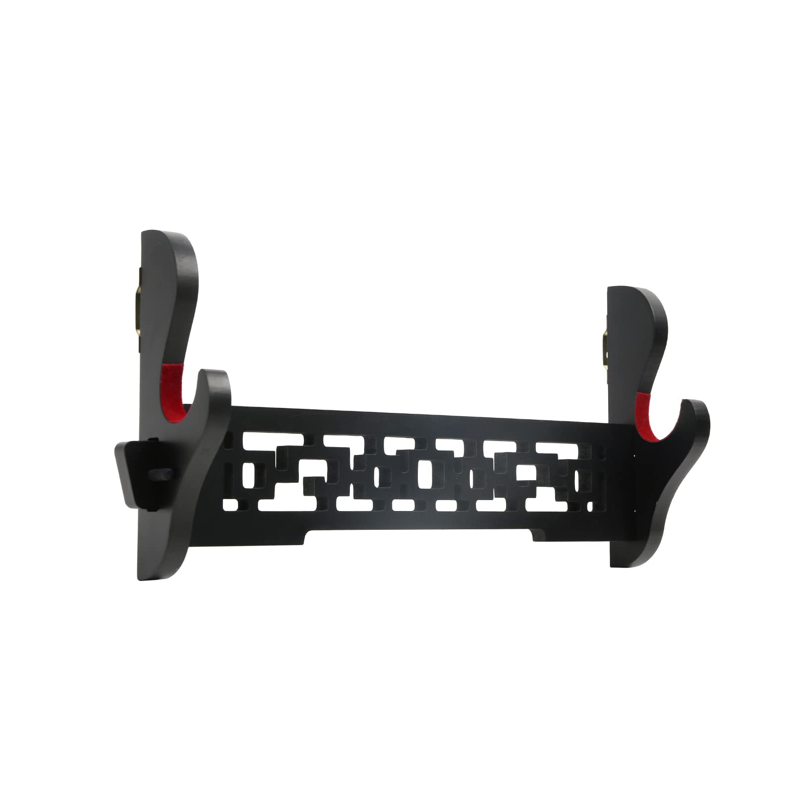 Sword Holder Katana Wall Mount - 1 Tier Velvet Padded Katana Stand Samurai Rack Samurai Sword Display Rack Wand Wakizashi Sword Stand Zoro Animation Sword Display