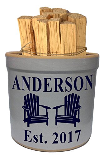 3 Gallon Personalized Stoneware Crock - Adirondack #TOP3