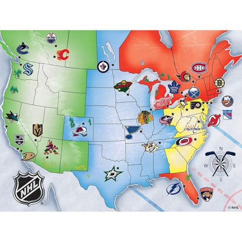 MasterPieces Sports Puzzle - Rompecabezas NHL Liga Hockey 500 Piezas 21 x 15 miniatura 2