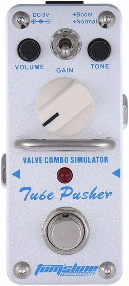 Tube Pusher Valve Combo Simulator Electric Guitar Effect Pedal Mini Simulator Guitar Effects Pedal True Bypass Guitar Parts Accessories