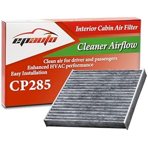 EPAuto CP285 (CF10285) Filtro de aire de cabina premium incluye carbón activado