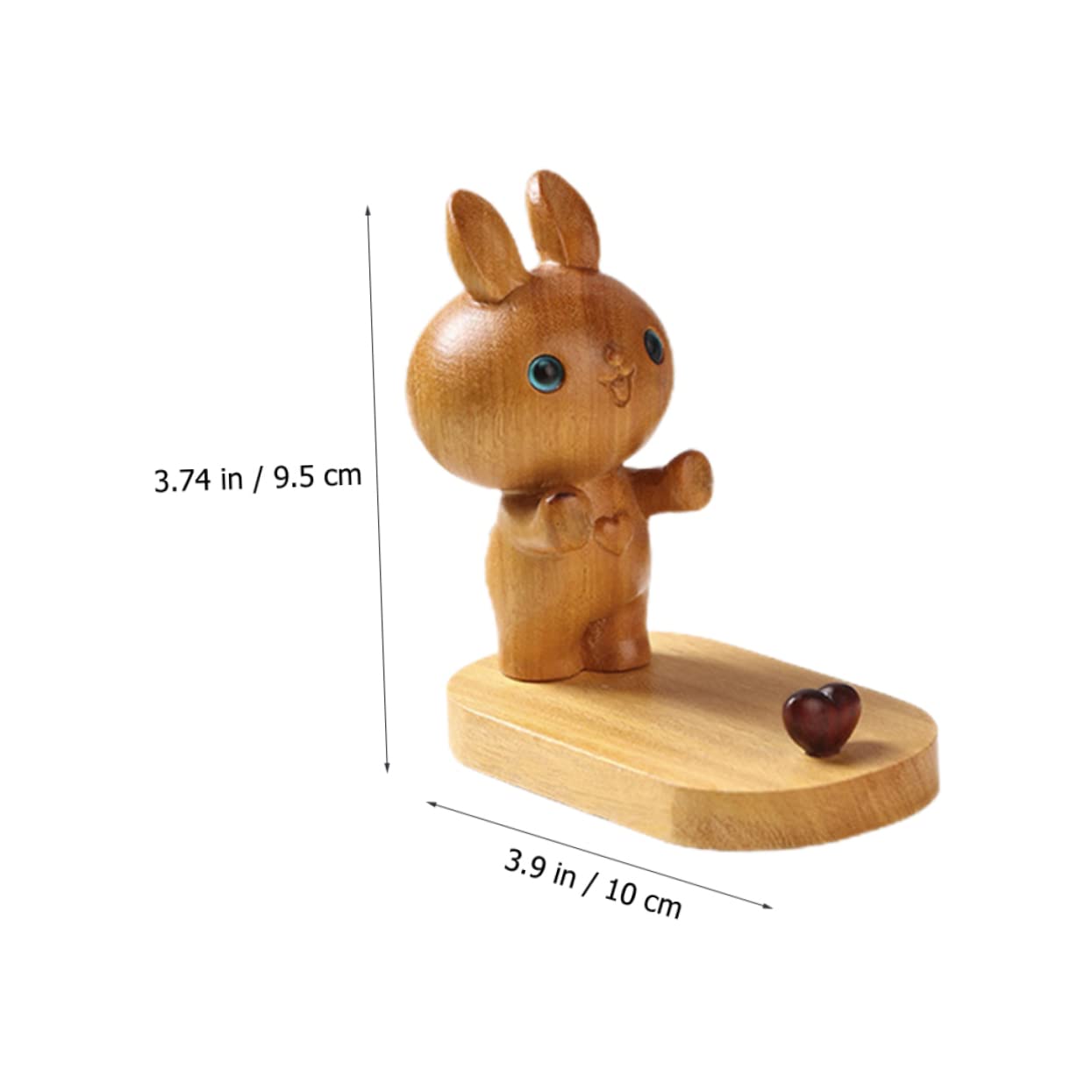 HEMOTON 3pièces Support De Téléphone Forme De Lapin Support Smartphone Portable Adorable pour Smartphone Et Tablette Décoration Pratique Et Créative pour Votre Espace De Travail